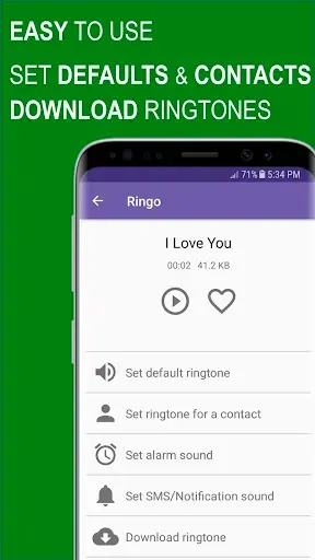 Скриншот 3 — Ringo Ringtones Notifications