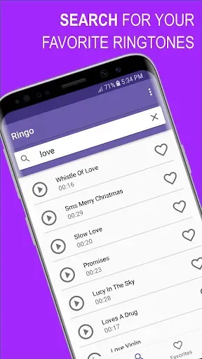 Скриншот 4 — Ringo Ringtones Notifications