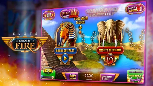 Скриншот 1 — Slots - Pharaoh's Fire