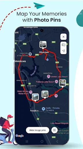 Скриншот 3 — Track My Journey - Travel Log