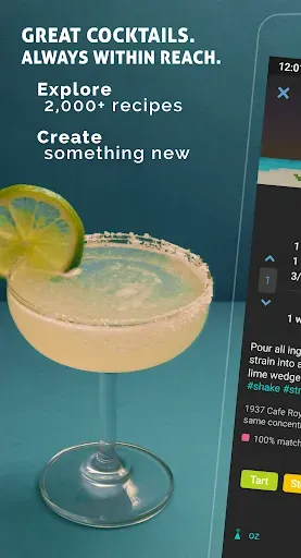Скриншот 1 — Mixel: Cocktail Recipes & Bar