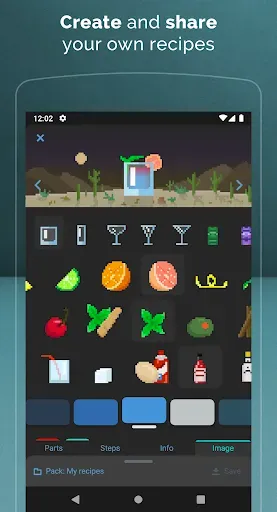 Скриншот 3 — Mixel: Cocktail Recipes & Bar