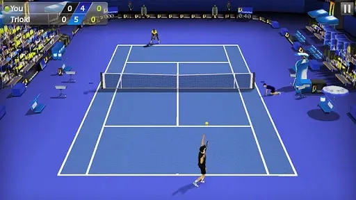 Скриншот 1 — Теннис пальцем 3D - Tennis