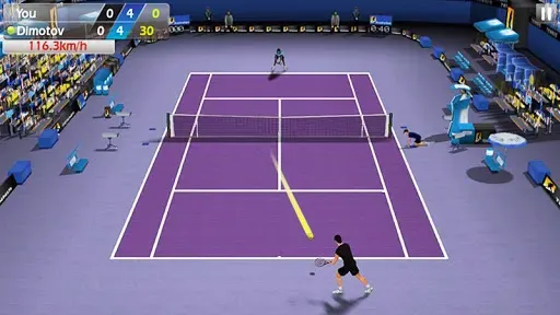 Скриншот 4 — Теннис пальцем 3D - Tennis