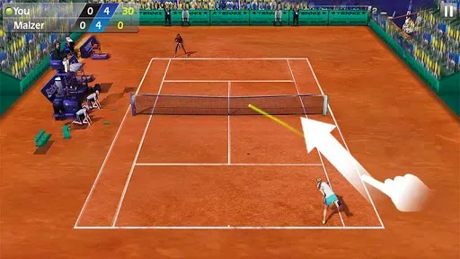 Скриншот 8 — Теннис пальцем 3D - Tennis