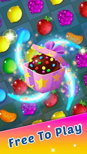 Скриншот 2 — Fruit Gems Classic - Match 3