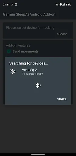 Скриншот 2 — Garmin Sleep Advanced