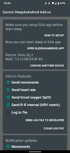 Скриншот 3 — Garmin Sleep Advanced