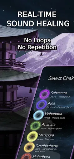 Скриншот 1 — Chakra Meditation and Healing
