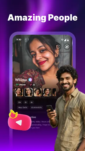 Скриншот 4 — ChaloJi: Video Chat & Joy Chat