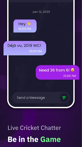 Скриншот 2 — Champhunt - For Cricket Fans!