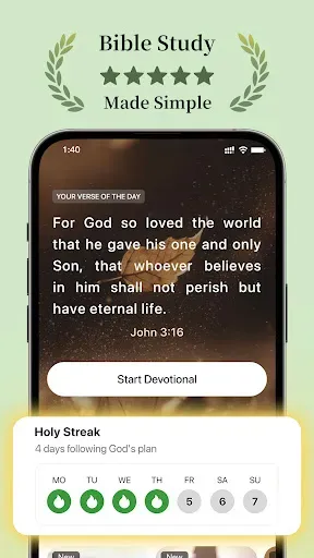 Скриншот 1 — MoboBible: Chat,Pray &Hallow