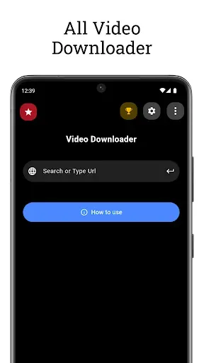Скриншот 1 — BlackHole Video Downloader