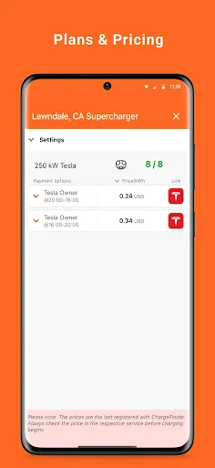 Скриншот 5 — ChargeFinder: EV Charging