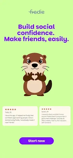 Скриншот 1 — fredie: Social Skills Coach