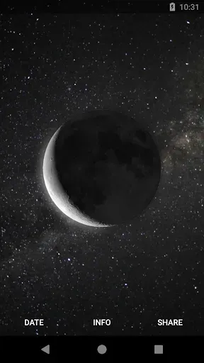 Скриншот 1 — MOON - Current Moon Phase