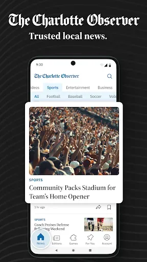 Скриншот 1 — The Charlotte Observer News