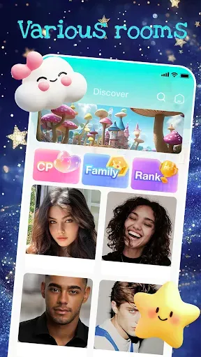 Скриншот 1 — Miggo - Group Voice Chat Room