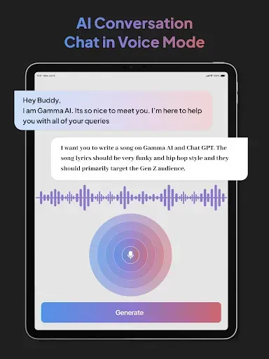 Скриншот 6 — Gamma AI: AI Chatbot Assistant