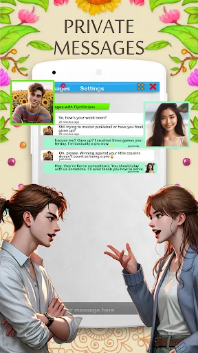 Скриншот 3 — Chat Rooms - Find Friends