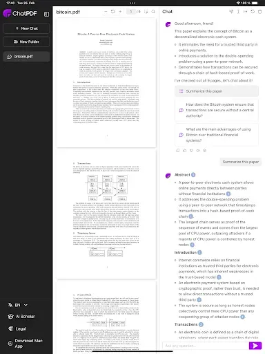 Скриншот 6 — ChatPDF - Chat PDF AI