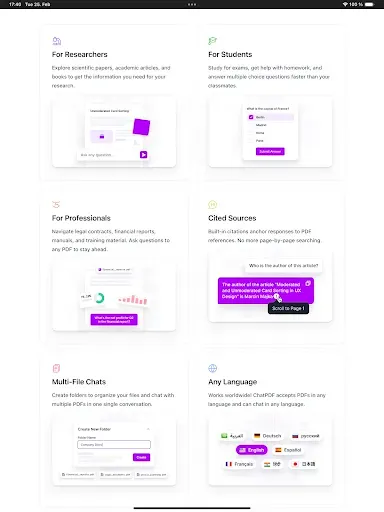 Скриншот 7 — ChatPDF - Chat PDF AI