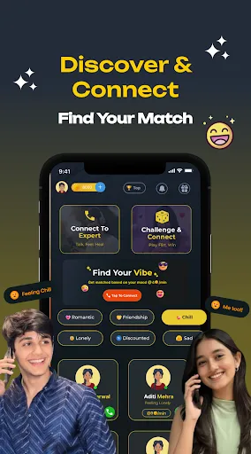 Скриншот 1 — ChatSpark- Challenge & Connect