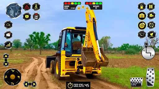Скриншот 1 — мега стройка 3D: jcb игра