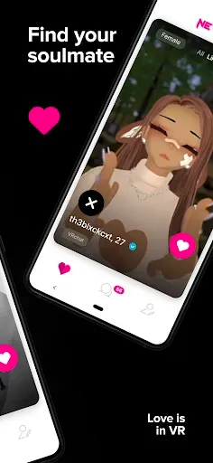 Скриншот 2 — Nevermet - VR Dating Metaverse