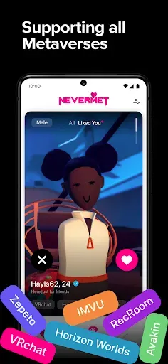 Скриншот 7 — Nevermet - VR Dating Metaverse