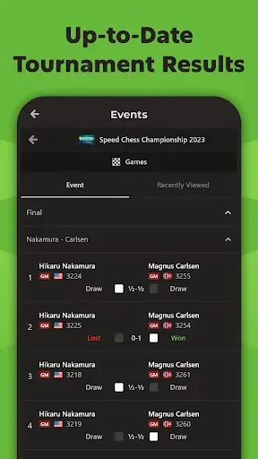 Скриншот 3 — Chess Events: Games & Results