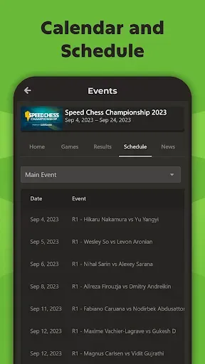 Скриншот 4 — Chess Events: Games & Results