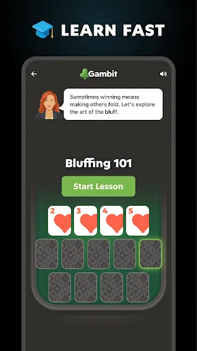 Скриншот 2 — Gambit -  Play and Learn Poker