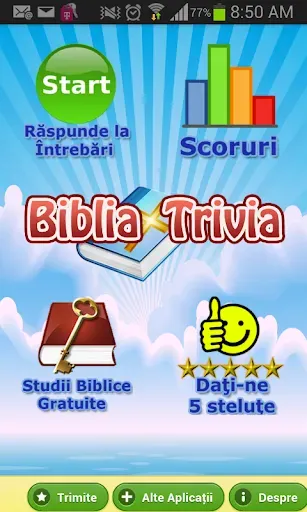 Скриншот 1 — Intrebari Biblice Trivia Quiz