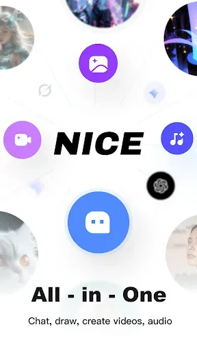 Скриншот 1 — Nice AI - ﻿Chat, Image & Video