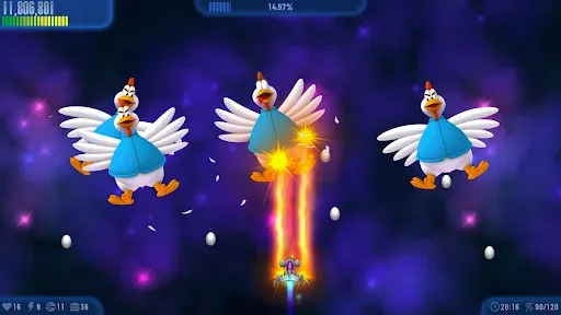 Скриншот 1 — Chicken Invaders 3