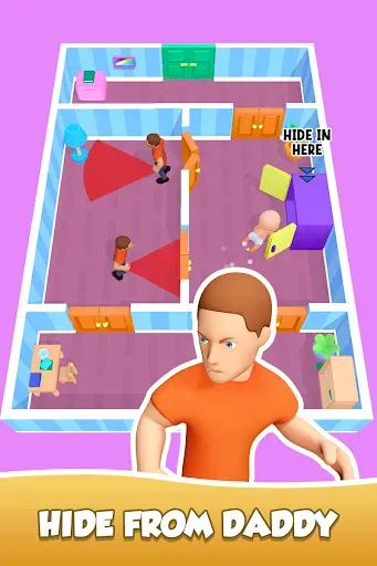 Скриншот 3 — Hide From Daddy: Little Escape