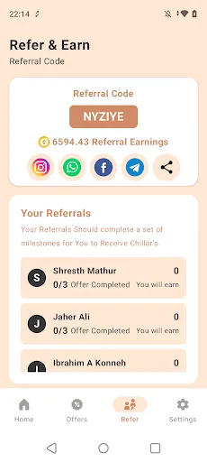 Скриншот 2 — Money Earning App- Chillar