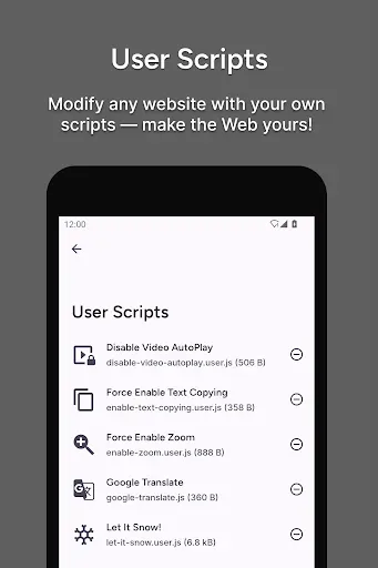 Скриншот 6 — Hermit — Lite Apps Browser