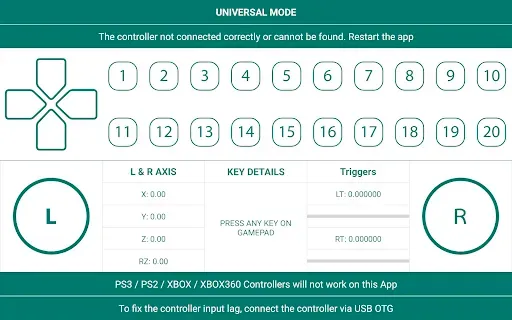 Скриншот 6 — Gamepad Tester