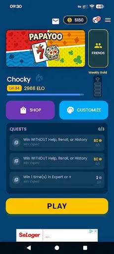 Скриншот 1 — Papayoo - Card Game
