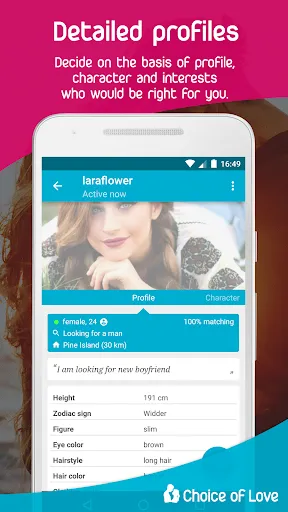 Скриншот 4 — Choice of Love: Dating & Chat