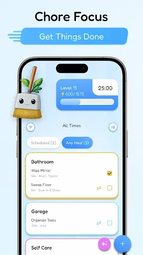 Скриншот 1 — Chore Focus: ADHD Task Manager