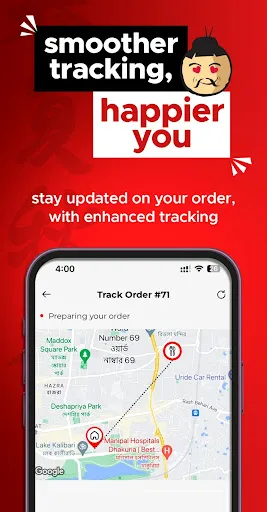 Скриншот 4 — Chowman Food Order & Delivery