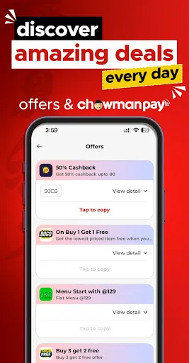 Скриншот 6 — Chowman Food Order & Delivery