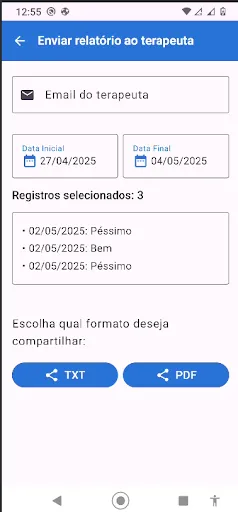 Скриншот 5 — RPD - Pensamentos Diários