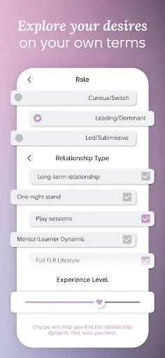 Скриншот 3 — Chyrpe: Female-Led Dating