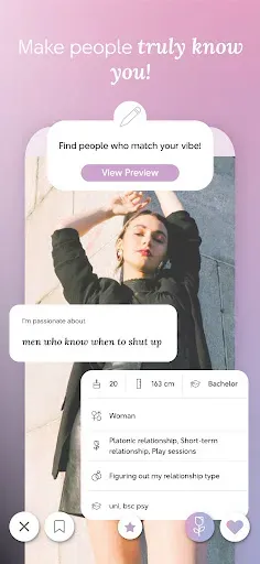 Скриншот 4 — Chyrpe: Female-Led Dating
