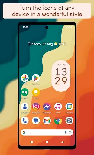 Скриншот 1 — Pixelful - Icon Pack