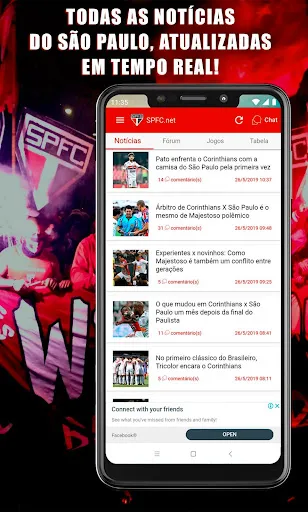 Скриншот 1 — SPFC.net - Notícias do SPFC - 
